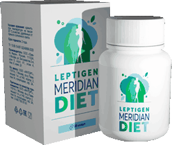 Препарат Leptigen Meridian Diet мини версия.